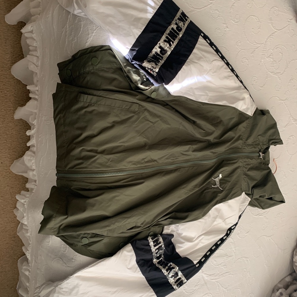 VS pink bling anorak jacket
